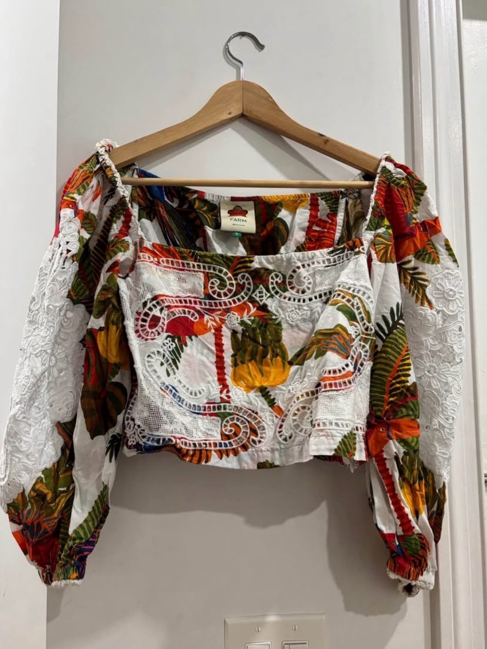 Farm Rio Forest Birds blouse - Size Small - Picture 7 of 9